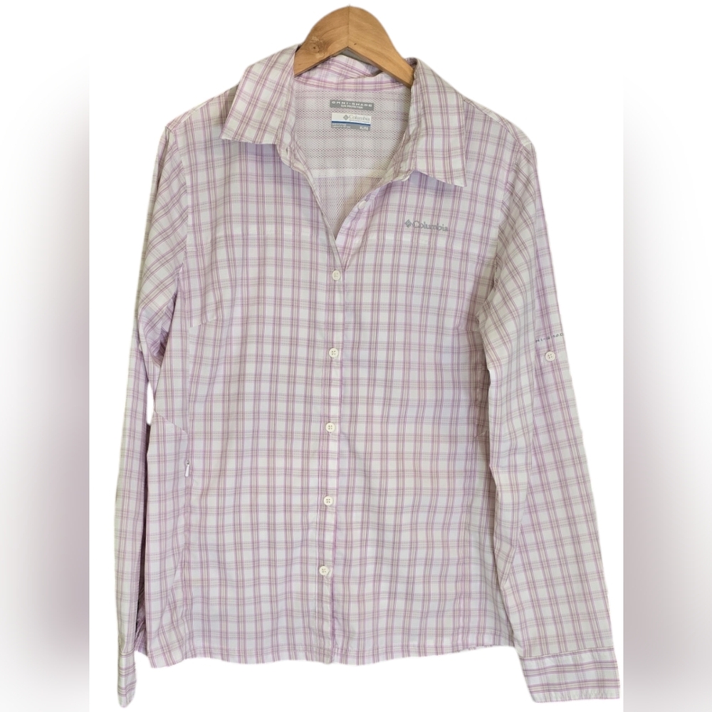 COLUMBIA SPORTSWEAR Omni-shade Shirt Mens XL pink